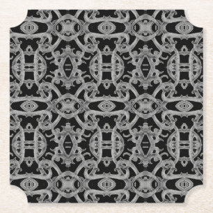 Posavasos De Papel Ataques de papel de boleto GOTHIC