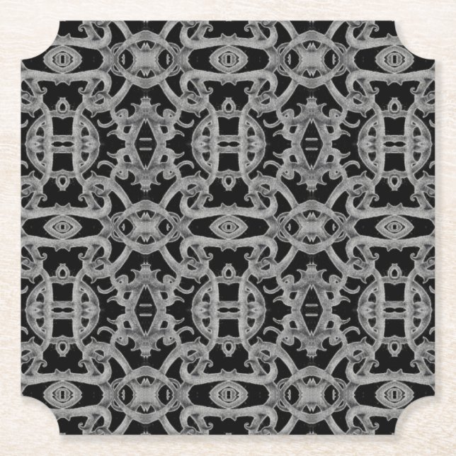 Posavasos De Papel Ataques de papel de boleto GOTHIC (Anverso)