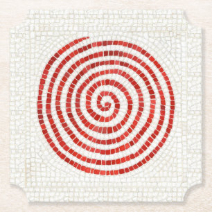 Posavasos De Papel Ataques de papel para boletos MOSAIC PINWHEY