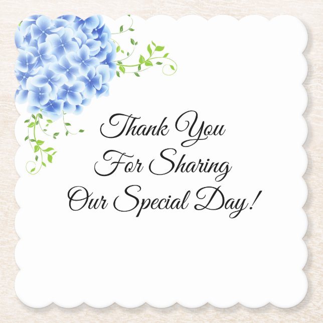 Posavasos De Papel Atardecer de papel de recepción de bodas (Anverso)