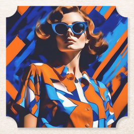 Posavasos De Papel Atracciones artísticas abstractas expresionistas e