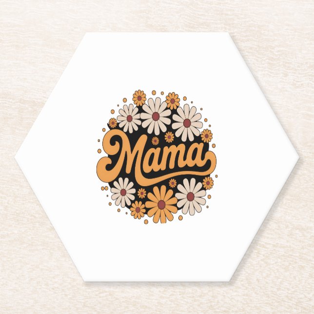 Posavasos De Papel Autumn Pumpkin Mama (Anverso)