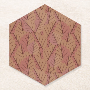 Posavasos De Papel Autumn Twig