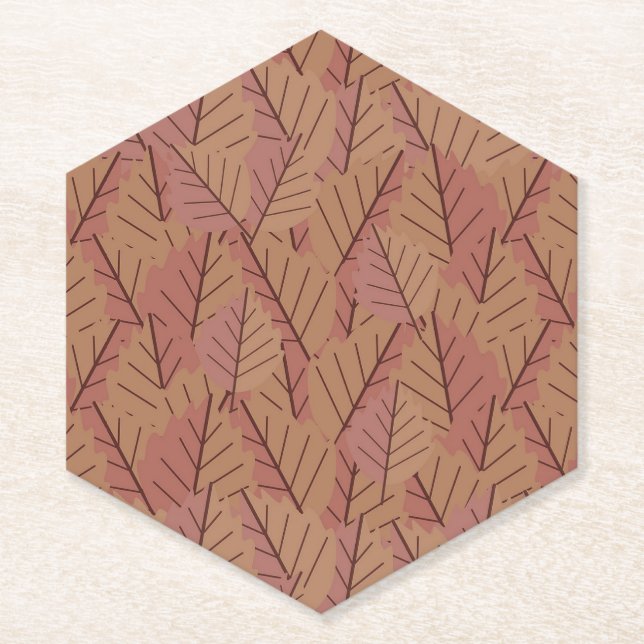 Posavasos De Papel Autumn Twig (Anverso)