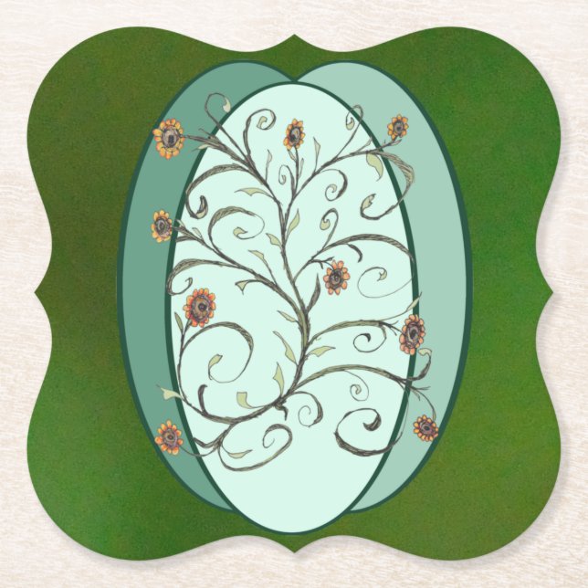 Posavasos De Papel Autumn Vine (Anverso)