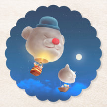 Aventura con globo de cielo nocturno