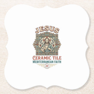 Posavasos De Papel Azulejo de cerámica de Jesús Fe mediterránea Cerám