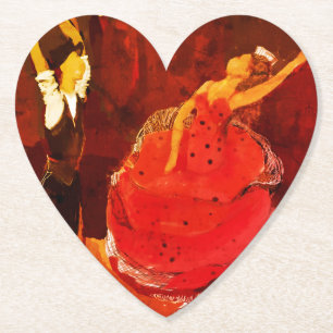 Posavasos De Papel Bailarinas de España