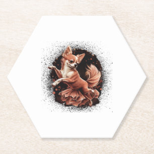 Posavasos De Papel Baile bailando ballet de Chihuahua