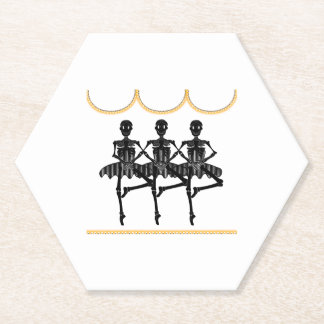 Posavasos De Papel Ballerinas en Halloween