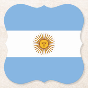 Posavasos De Papel Bandera argentina