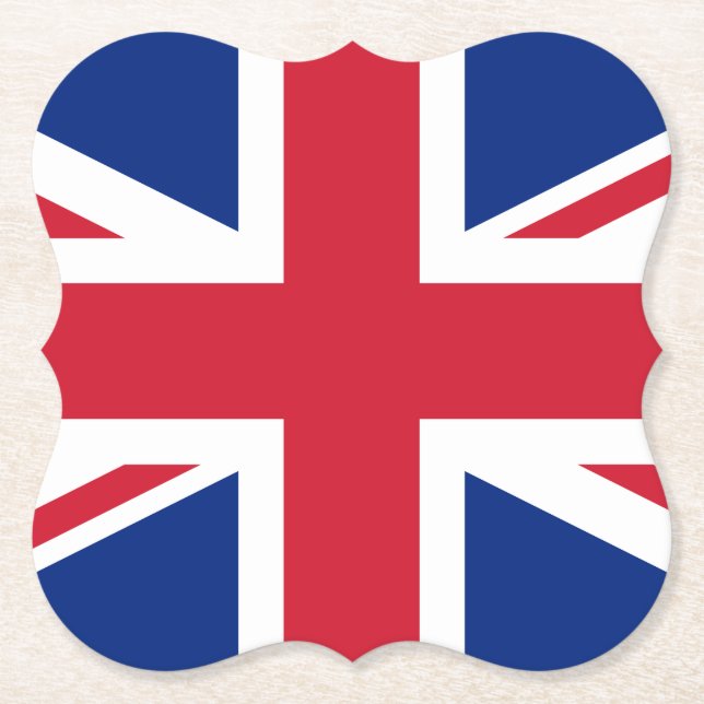 Posavasos De Papel Bandera británica (Anverso)