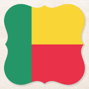 Posavasos De Papel Bandera de Benín