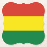 Posavasos De Papel Bandera de Bolivia (Bolivia)<br><div class="desc">Productos de bandera mundial de personalizable - Por favor,  no dude en añadir su propio texto.</div>