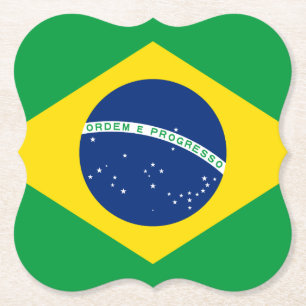 Posavasos De Papel Bandera de Brasil (Brasil)