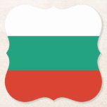 Posavasos De Papel Bandera de Bulgaria<br><div class="desc">Productos de bandera mundial de personalizable - Por favor,  no dude en añadir su propio texto.</div>