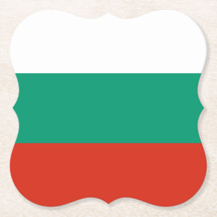 Posavasos De Papel Bandera de Bulgaria