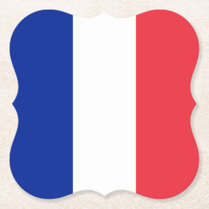Posavasos De Papel Bandera de Francia (francesa)