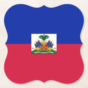 Posavasos De Papel Bandera de Haití (haitiana)
