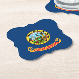 Posavasos De Papel Bandera de Idaho: el Estado Gemológico, Montañas d