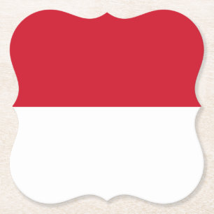 Posavasos De Papel Bandera de Indonesia (indonesia)