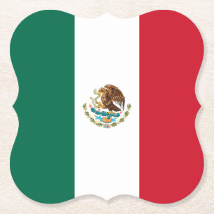 Posavasos De Papel Bandera de México (México)
