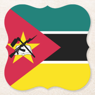 Posavasos De Papel Bandera de Mozambique