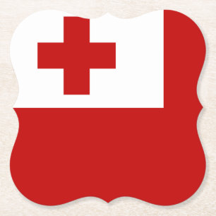 Posavasos De Papel Bandera de Tonga