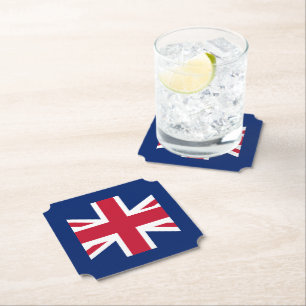 Posavasos De Papel Bandera inglesa patriótica