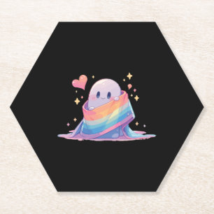 Posavasos De Papel Bandera Lgbt Spirit Ghost Lgbt