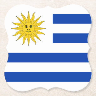 Posavasos De Papel Bandera uruguaya
