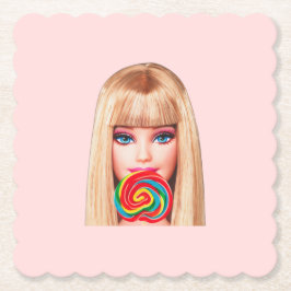 Posavasos De Papel Barb Paper Coaster