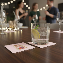 Posavasos De Papel Barb Paper Coaster