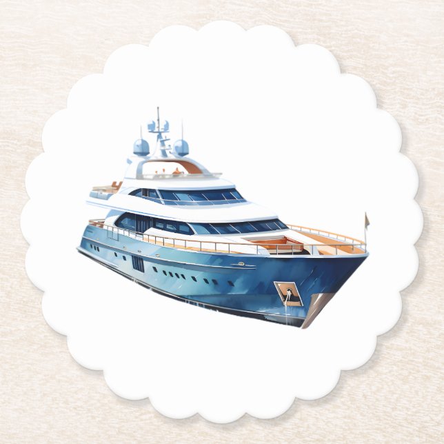 Posavasos De Papel Barco (Anverso)