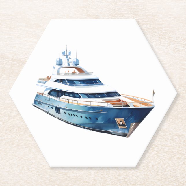 Posavasos De Papel Barco (Anverso)