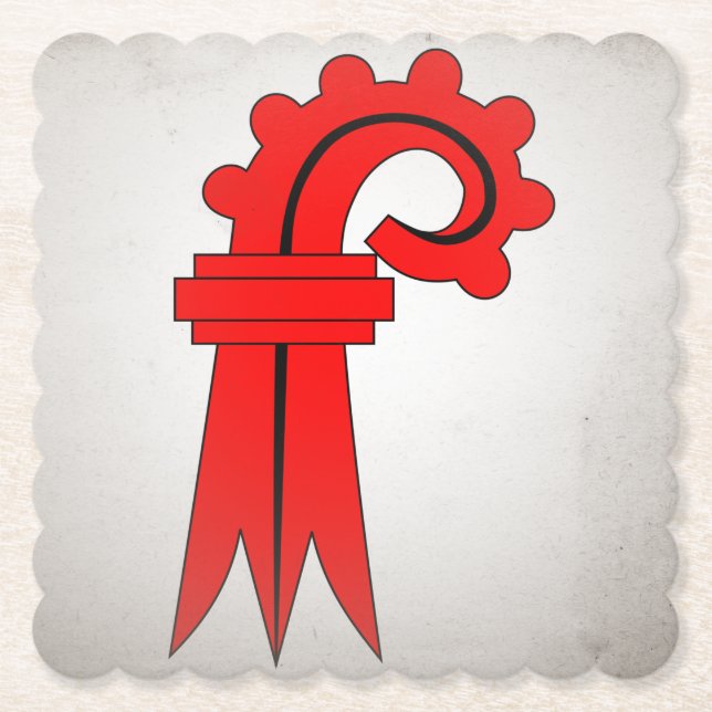 Posavasos De Papel Basilea-Landschaft (Anverso)