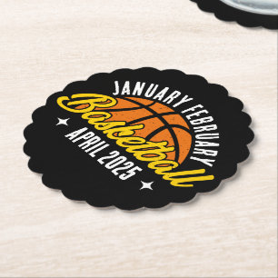 Posavasos De Papel Básquetbol Lover Guay Player Moderno personalizado