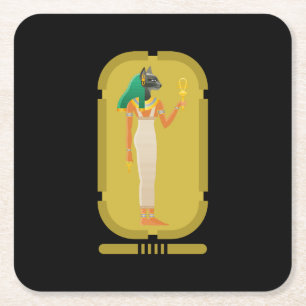 Posavasos de papel Bastet