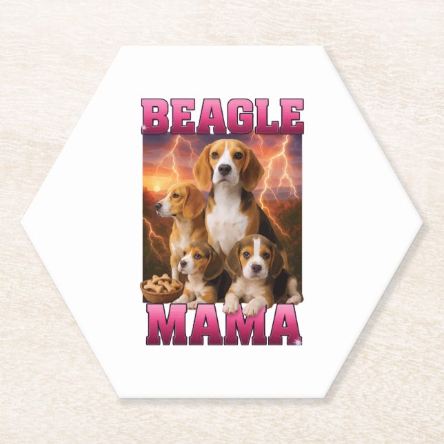 Posavasos De Papel Beagle (Anverso)