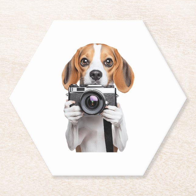 Posavasos De Papel Beagle (Anverso)
