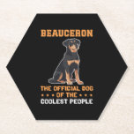 Posavasos De Papel Beauceron Dog Of The Coolest Beaucerons<br><div class="desc">Beauceron Dog Of The Coolest Beaucerons</div>
