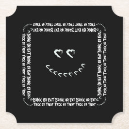 Posavasos De Papel Bebida de Halloween o escayola de papel