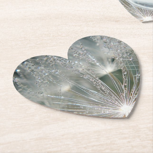 Posavasos De Papel Bellas gotas de agua (En perspectiva)