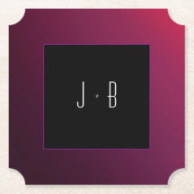 Berry Minimalista Paper Coaster