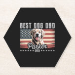 Posavasos De Papel best dog dad ever<br><div class="desc">best dog dad ever</div>