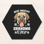 Posavasos De Papel Best Mastiff Grandma Ever<br><div class="desc">Best Mastiff Grandma Ever</div>