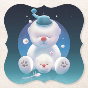 Posavasos De Papel Bichon Ice Shaver Dreamland