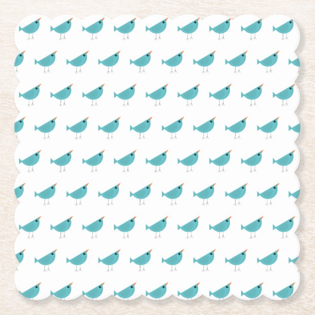Posavasos De Papel Birdy (Anverso)