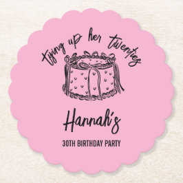 Posavasos De Papel Black Bow amarra sus 20 años 30