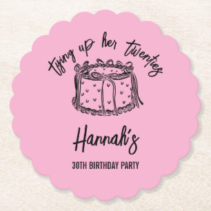 Posavasos De Papel Black Bow amarra sus 20 años 30
